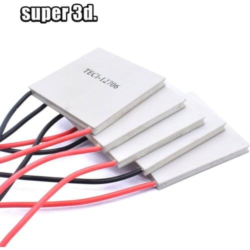 3D Printer Parts TEC1-12706 Heatsink Thermoelectric Cooler Cooling 12V 6A 60W Peltier Elemente Plate Module