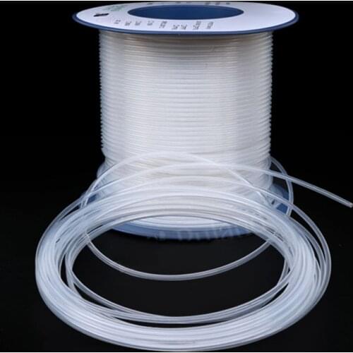 Clear Transparent PTFE Tube Insulated Pipe Temperature Corrosion Resistance