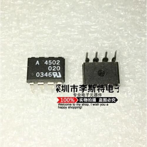 10pcs A4502-020 HCPL-4502-020 DIP-8