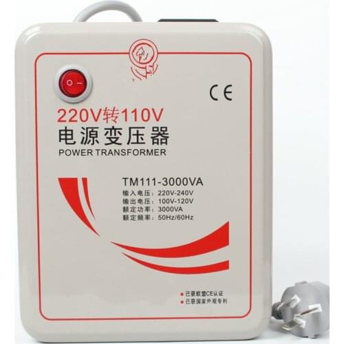 3000w 3KVA Step Down Voltage Converter Transformer 220v-240V To 110v-120V
