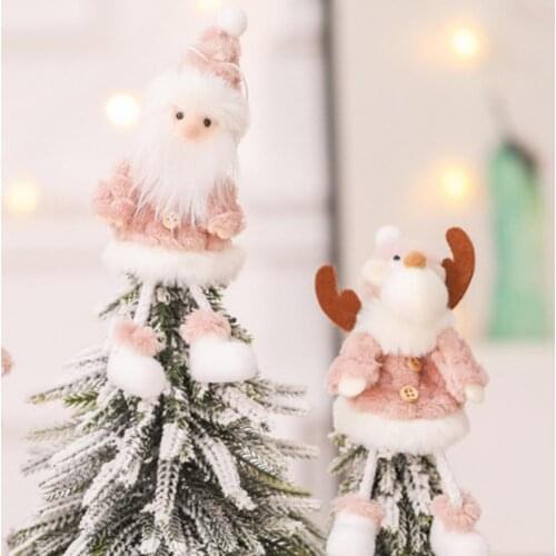 80% Dropshipping!Christmas tree ornament soft plush Christmas girl pendant home decoration
