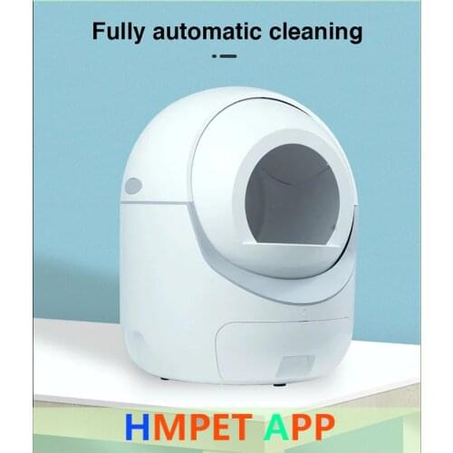 Automatic Self Cleaning Cats Operation Humidity Litter Box Tofu cat litter Toilet Rotary door curtain supply Bedpan Pets Access