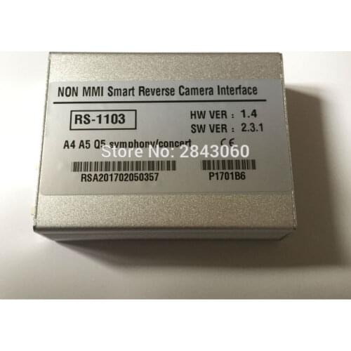 Auto Parking System A4/Q5/A5 Back-up Camera Interface Rear camera
