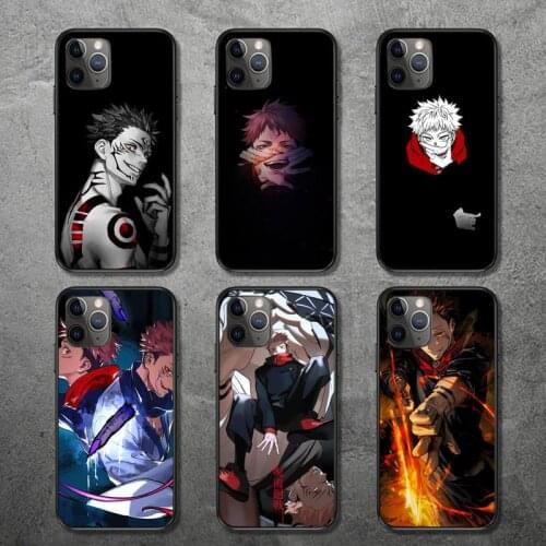 Jujutsu Kaisen Phone Case for iPhone 12 11 mini pro XS MAX 8 7 6 6S Plus X 5S SE 2020 XR