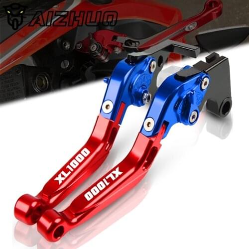 CNC XL 1000 Adjustable Clutch Brake Levers FOR HONDA XL1000 V VARADERO XL1000V 1999-2013 2012 Motorcycle Handbrake Accessories