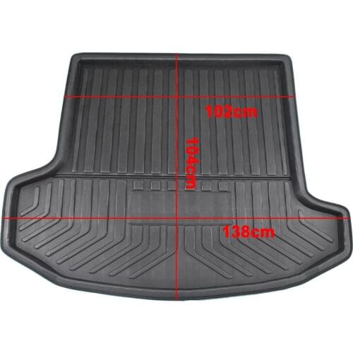For SKODA Kodiaq 5/7 Seat Seater 2017 2018 2019 Matt Mat Floor Carpet Kick Pad Car Cargo Liner Boot Tray Rear Trunk Cover