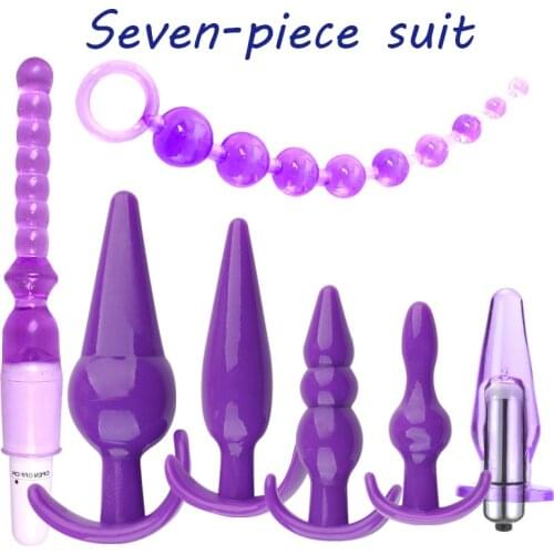 Adult 18 Erotic Toy for Men/Women Couples Anal Beads Trainer Butt Plug Sex Toys Gay Masturbator Dilatodor Prostate Massager TPE