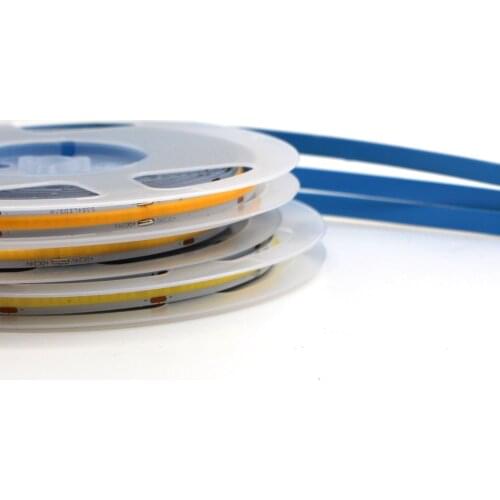 COB LED Strip 320 384 480 512 528 LEDs High Density Flexible FCOB Light 12V 24V CR90 3000K 4000K 6000K Tape Linear Dimmable 5m