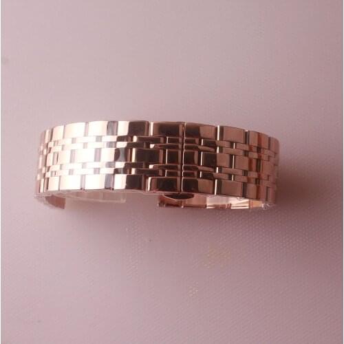 Fashion Watchbands Mens Stainless Steel Strap FOR AR11091 AR11244 AR11245 AR11059 AR1909 Black Plated Rose Gold Between Silver