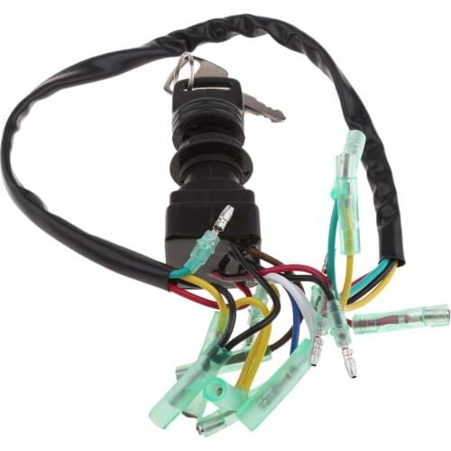Ignition Switch Assy 703-82510-43-00 Fits Yamaha Outboard Control Box & Key