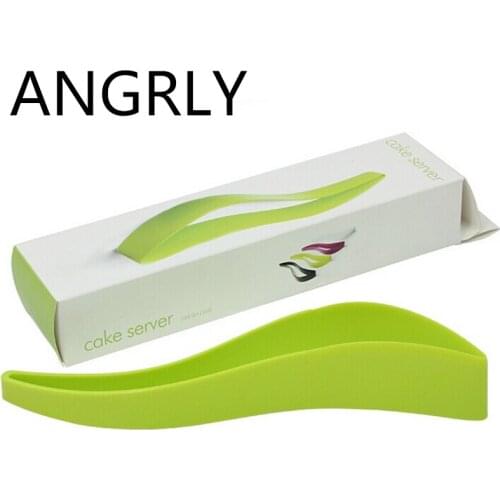 ANGRLY Portable Kitchen Gadget Cake Cutting Tools Pie Slicer Sheet Guide Cutter Bread Slice Cutter Cake Cutting Tools Candy