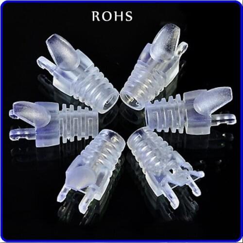 ROHS RJ45 Boot for Cat5e Cat6 Patch Cable networking boot cover rubber boot 100pcs/lot