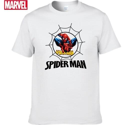 Marvel The Avengers spiderman t shirt Comfortable Breathable 100% cotton Fashion clothes for teens Summer oversize t-shirts #82