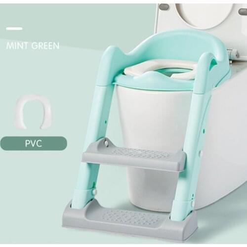 Comfort Convenience Baby Child Potty Toilet Trainer Seat Step Stool Ladder Adjustable Training Chair echelle pot siege toilette
