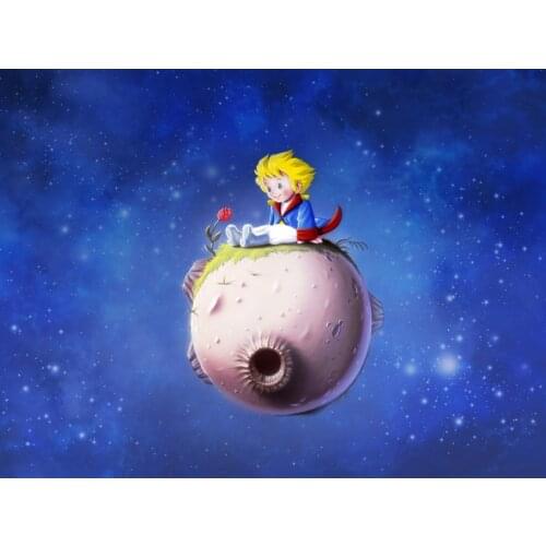 Planet of Little prince photo backgrounds vinyl baby photography backdrops for photographer studio accessories fotografia S-2733
