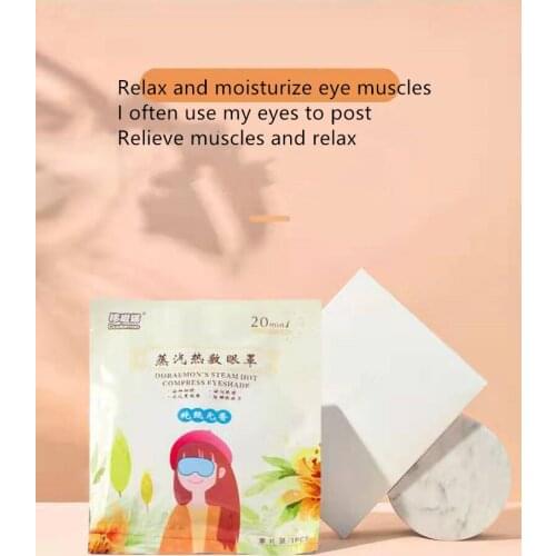 1Pc Sleeping Eye Mask Steam Massager Portable Eye Cover Travel Rest Eye Shade Patch Blindfold Sleep Aid Eyepatch Face Skin Care