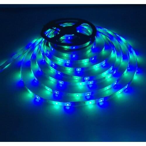 2835 LED Strip waterproof 12V RGB led light kit 5m 2835 44key controller +adapter