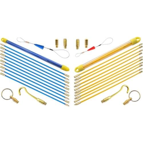 33Cm Copper Transparent Tube Rubber-Coated Plastic Steel Glass Fiber Puller Can Be Connected Through The Wall Line