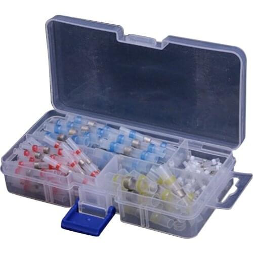 50/100pcs Solder Seal Wire Connector Solder Seal Heat Shrink Butt Terminals Y7