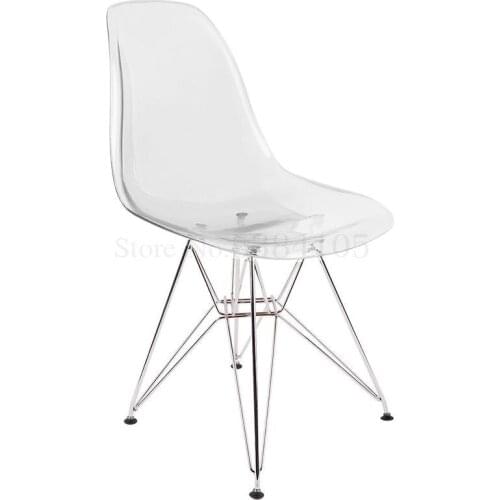 Transparent Chair Creative Dining Chair Cafe Chair Outdoor Leisure Chair Art Chair Designer Chair