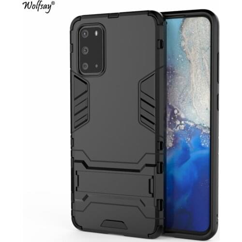 Case For Samsung Galaxy S20 Cover Samsung S20 Slim PC + Soft Rubber Armor Case For Samsung S20 Ultra Case Phone Holder Fundas