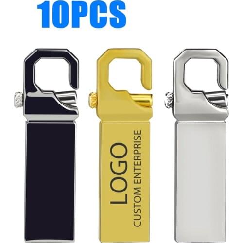 10PCS Low Price Free Custom USB Flash Drive USB 2.0 Popular Pen Drive 4GB 8GB 16GB Memory Stick 32GB 64GB 128GB Pendrive U Stick