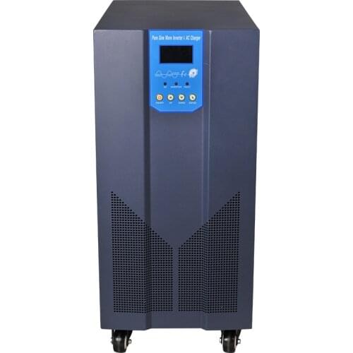 Hybrid 100A MPPT solar charge controller loading large power capacity 20KW 192 VDC UPS inverter for off-grid solar system