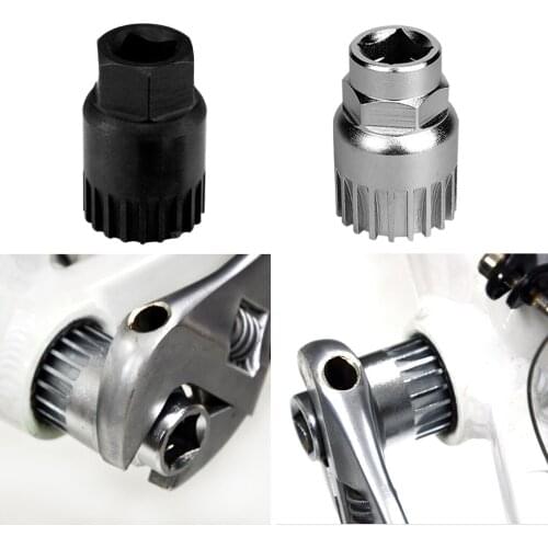 Bicycle Bottom Bracket Remover MTB Bike Crank Extractor Bottom Bracket Repair Tool 20 Teeth Removal Socket Bicycle Repair Tool