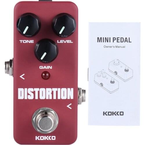 KOKKO Guitar Mini Guitar Effects Pedal Chorus Overdrive Booster Compressor Vibrato Guitar Pedal for Electric Guitar Accessories