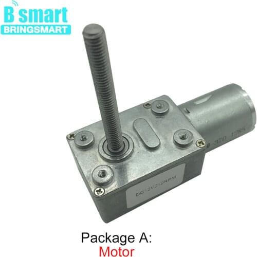 Wholesales Worm Geared Motor 4632-370 12V Thraeded Shaft M6 Length 50MM 3V 6V 24V Mini Turbine Reducer Motor Reverse Bringsmart