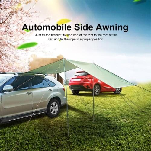 Car Shelter Awning Waterproof Tent Sun Shade Ultralight Camping Tent Truck Roof Top Tent Awning Rain Canopy Rooftop