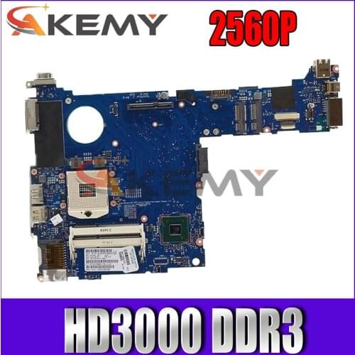 Akemy for Hp Elitebook 2560p Intel Laptop Motherboard 651358-001 QM67 Chipest GMA HD3000 DDR3 Intel Mother Board