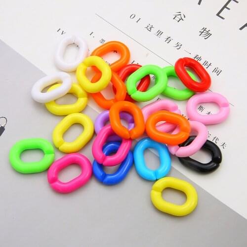 Plastic Acrylic Twisted Chain Assembly Bead Bracelet Necklace Making DIY Jewelry Discovery Accessories For Gifts