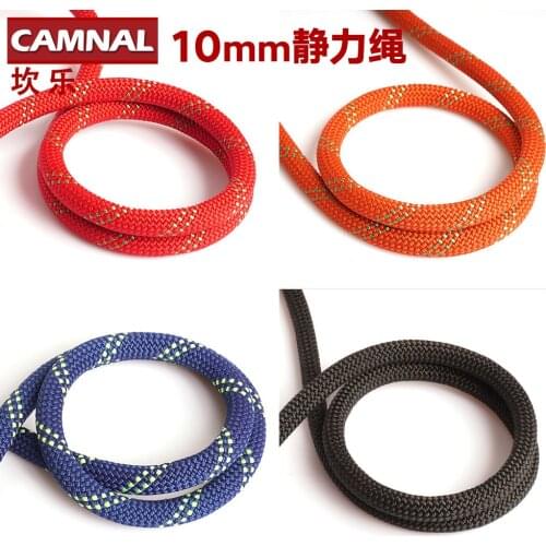 CAMNA outdoor rock-climbing high quality static rope escape rapid-drop rope high altitude operation safety lifesaving rope 10mm