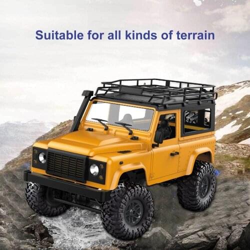 1:12 MN-90 RC Crawler Car 2.4G 4WD Remote Control Big Foot Off-road Crawler Military Vehicle Model RTR Remote Control Truck Toys