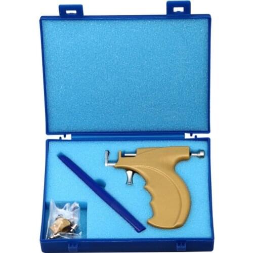 1 Set Professional Steel Ear Piercing Tool Ear Nose Navel Body Piercing Tool Kit J60E