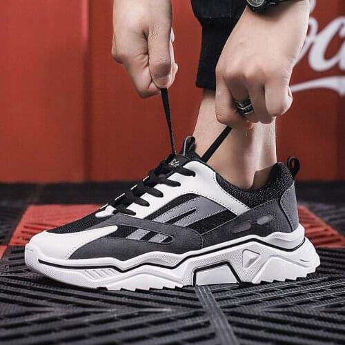 2020 Stylish New Running Shoes for Men Antiskid Damping Cool Outsole Walking Trekking Leisure Running Zapatills Male Sneakers