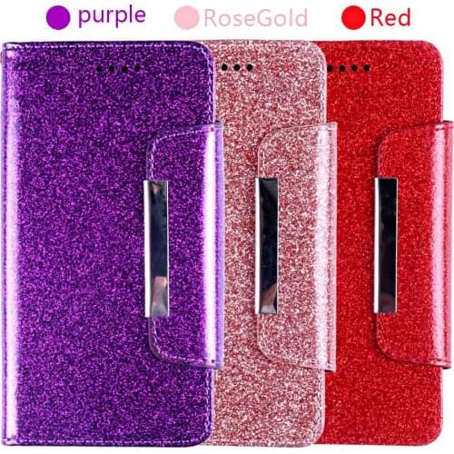 For Google Pixel 2 2XL with Lanyard Wallet Case Glitter Shining Rhinestone Glossy Phone Case with Card Pocket Kickstand Cover