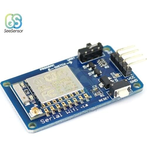 ESP8266 ESP-07 ESP07 Transceiver Wireless Module Serial WiFi Board 8N1 TTL UART Port Controller 3.3V 5V for Arduino UNO R3 One