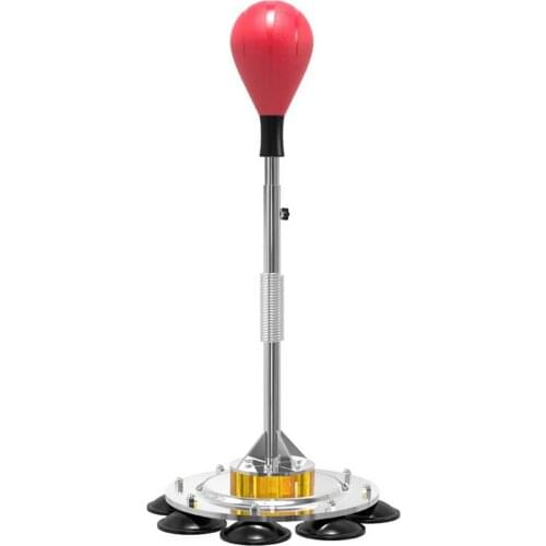 Boxing Bag Speed Punching Bag Free Standing Reflex Bag With Adjustable Height Stress Relief Fitness For Kids Adults Teenagers