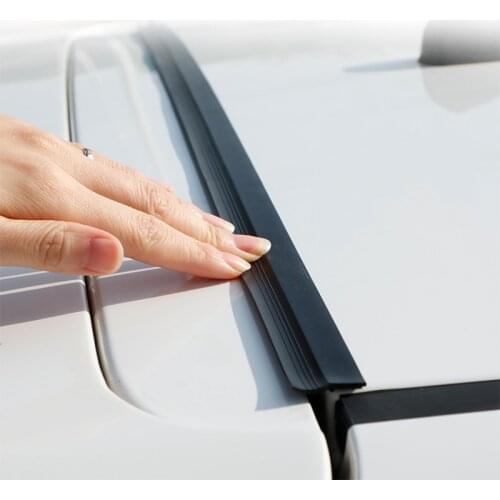 DIY 1.6M Universal Car Door Trunk Edge Seal Strip Rubber Weatherstrip Sealing Sticker For MPV Hatchback SUV Car Auto Accessories
