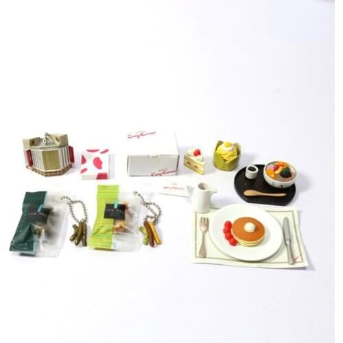 Kenelephant Gashapon Toys Ginza Hanako Miniature Japanese Food Model Action Figure Ornament Toys
