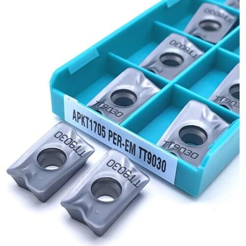 APKT1705 PER-EM TT9080/TT9030 Indexable tool Milling insert CNC Metal lathe tool Cutting tool APKT Turning insert lathe too