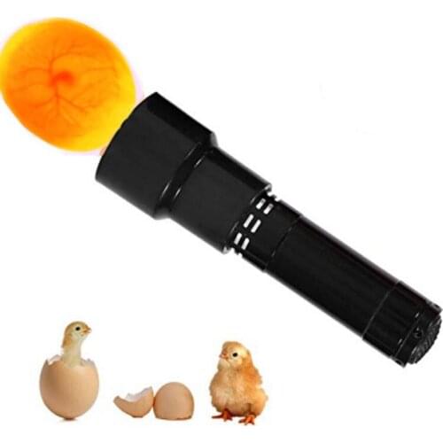 Incubator Eggtester Egg Candling Lamp 9 LED Super Cold Incubation Equipment Chicken Tool Incubation lamp Random color