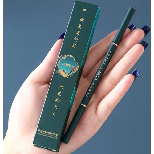 Double-head Eyebrow Pencil Eyebrow Enhancers Natural Long-lasting Waterproof Sweat-proof Eyes Makeup Beauty TSLM1