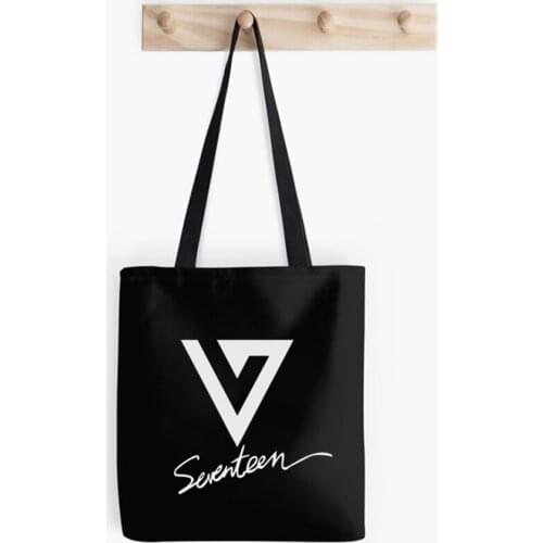 KPOP Seventeen 17 HOSHI THE8 JUN S.COUPS JEONGHAN JOSHUA WOOZI DK DINO VERNON Canvas Bag Carat Canvas Bag Shopping Bag