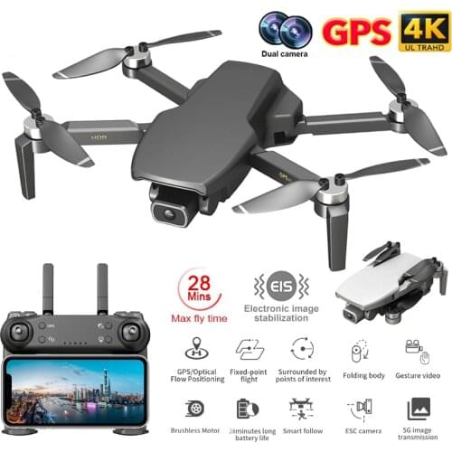 ZLRC new GPS drone L108 4K HD 5G WiFi brushless motor FPV dron flying 25 minutes distance RC 1km RC Quadcopter with EX5 drone