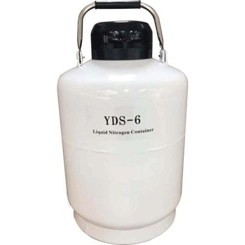 Medical use YDS-6 6L liquid nitrogen tank container cryogenic storage tank