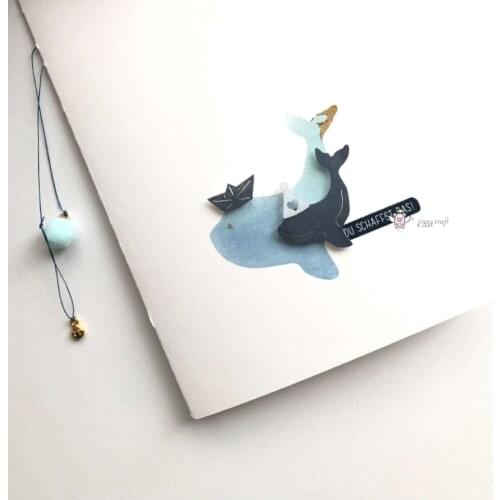 Whale decoration Metal Cutting Dies Stencils DIY Scrapbooking Paper/photo Cards Embossing Dies