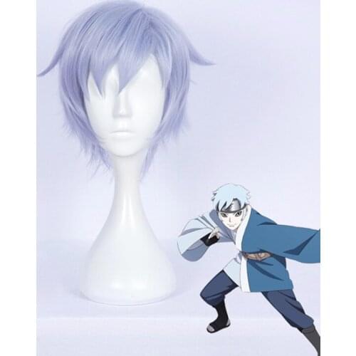 Anime Boruto Naruto Next Generations Cosplay Wigs Mitsuki Cosplay Heat Resistant Synthetic Wig Hair Halloween Party Cosplay Wig